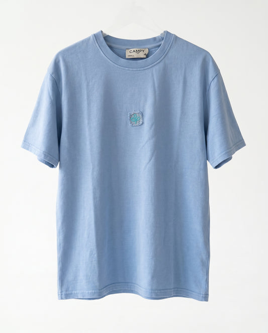 T-shirt - Marble blue