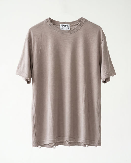 T-shirt Liam's linen rips Mocha