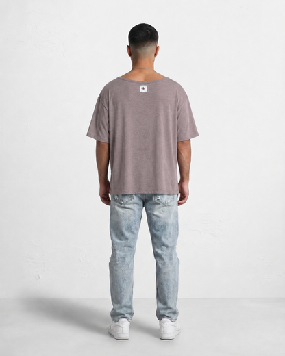 T-shirt - LILI Opnk Brown