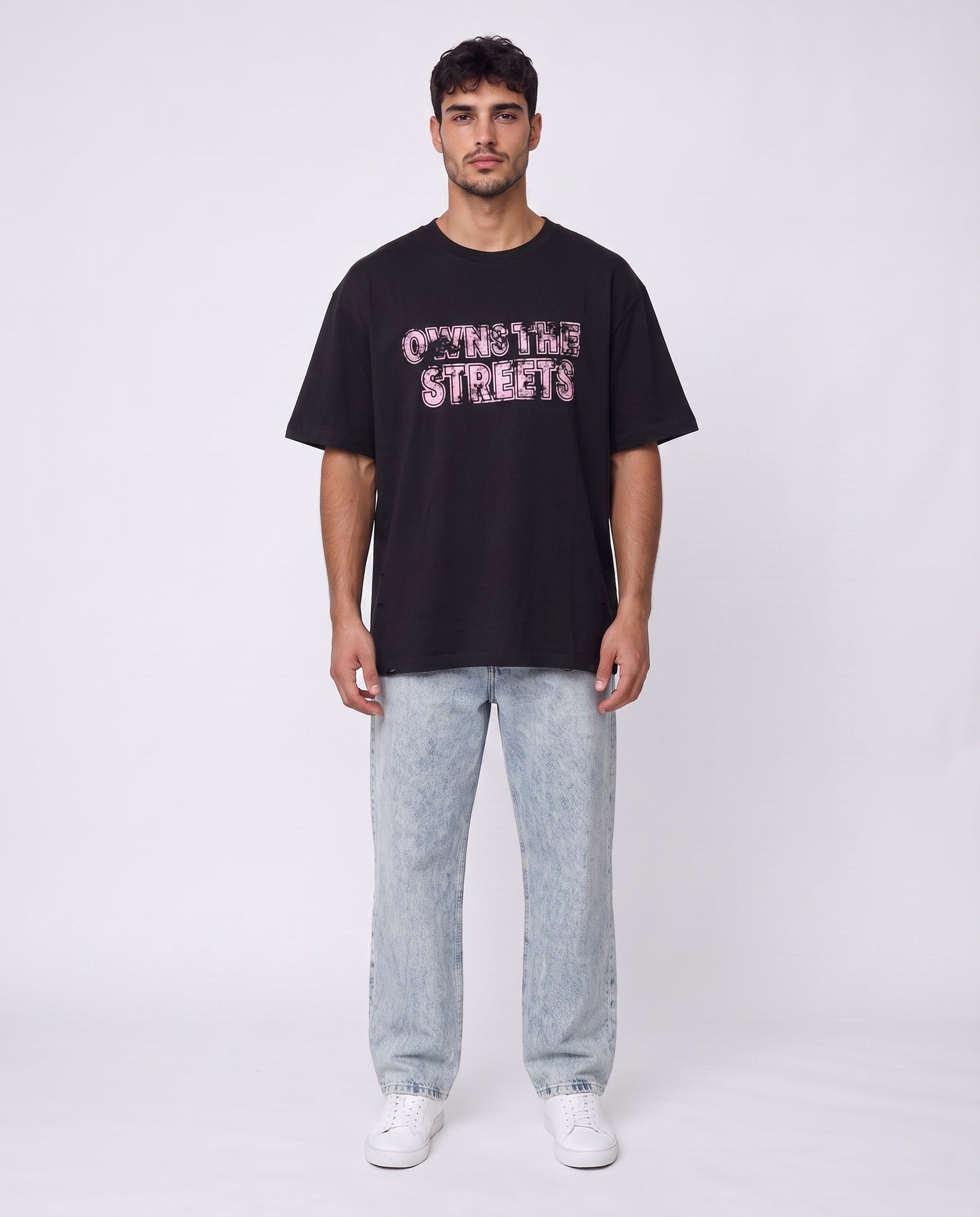 T-shirt- STREETS BLACK