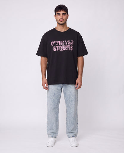 T-shirt- STREETS BLACK