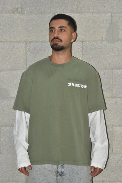 Shirt oversize 3724N green