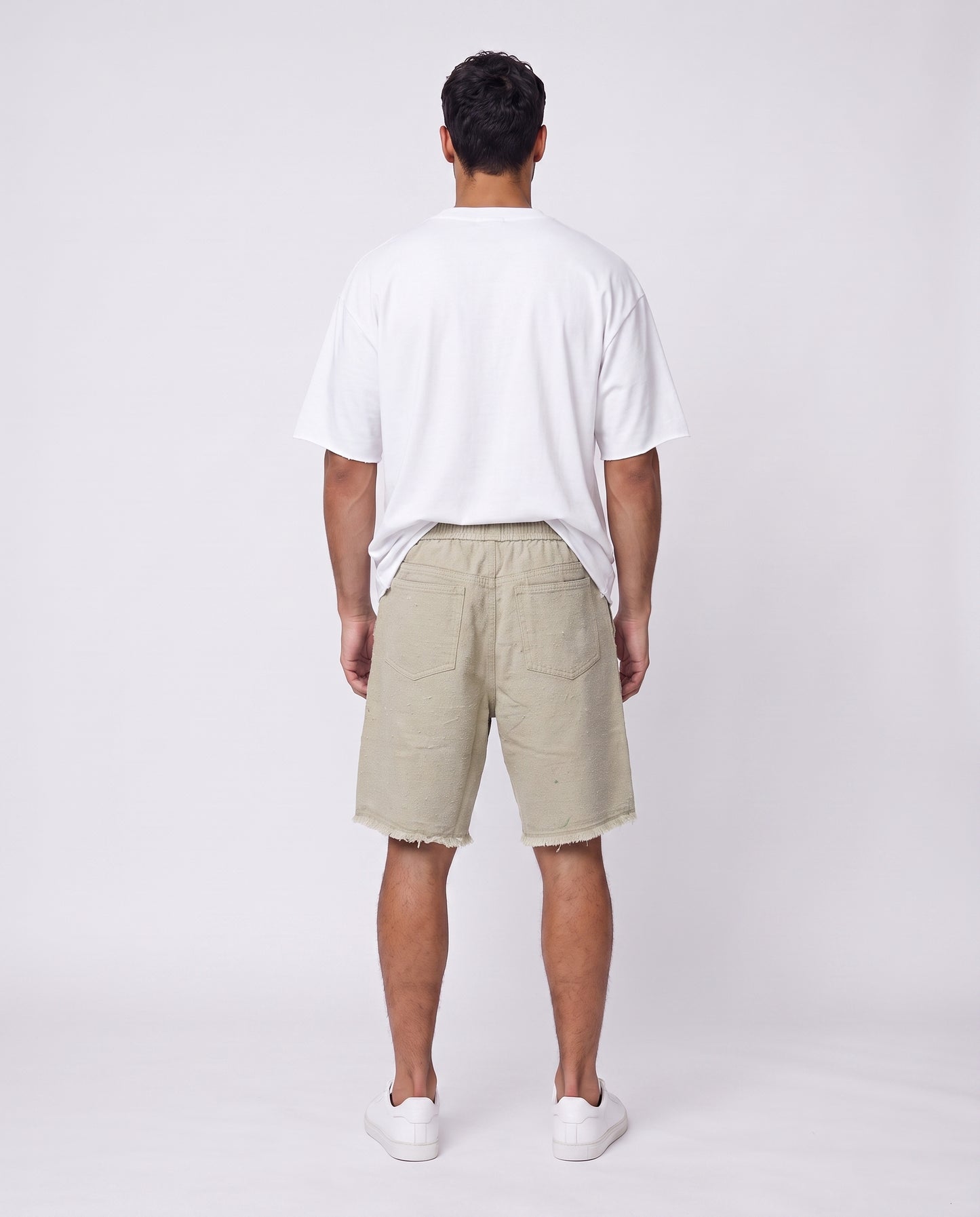 Short - Jeans Fog Green