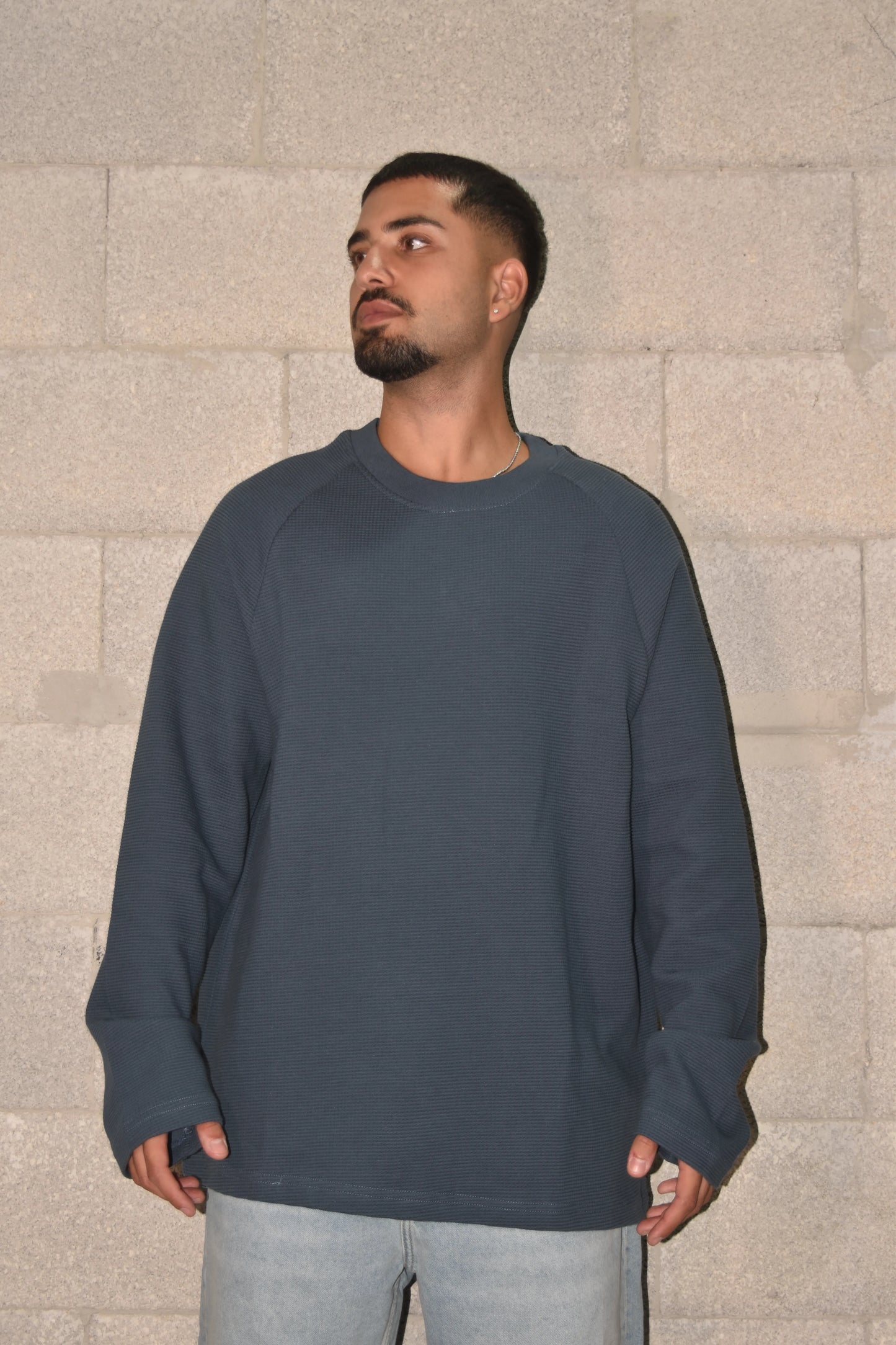 SHIRT WAFFLE OVERSIZED
