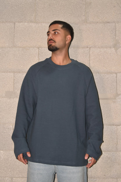SHIRT WAFFLE OVERSIZED