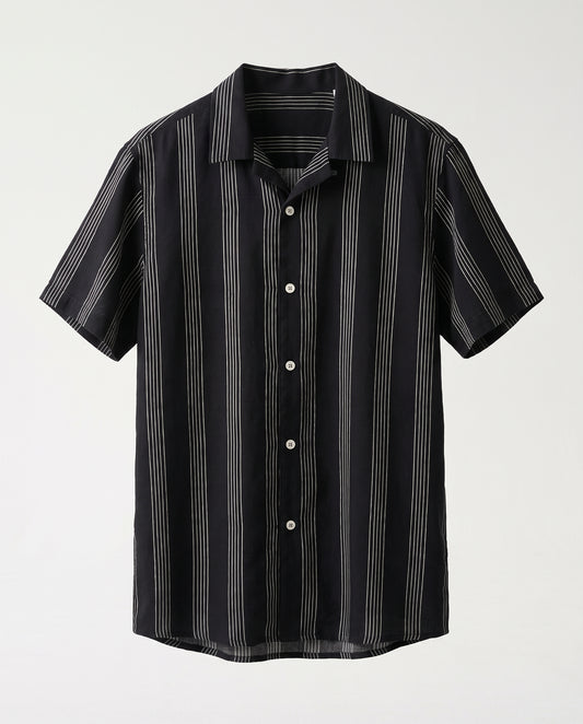Shirt - Thick stripes Black