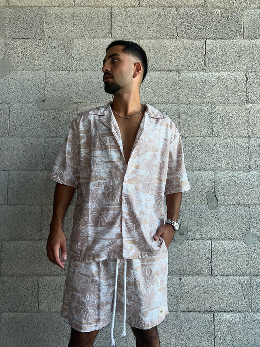 Shirt Hawaii Beige