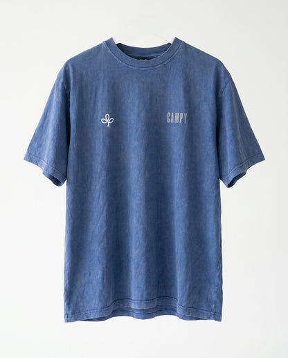 T-shirt-Flower Blue