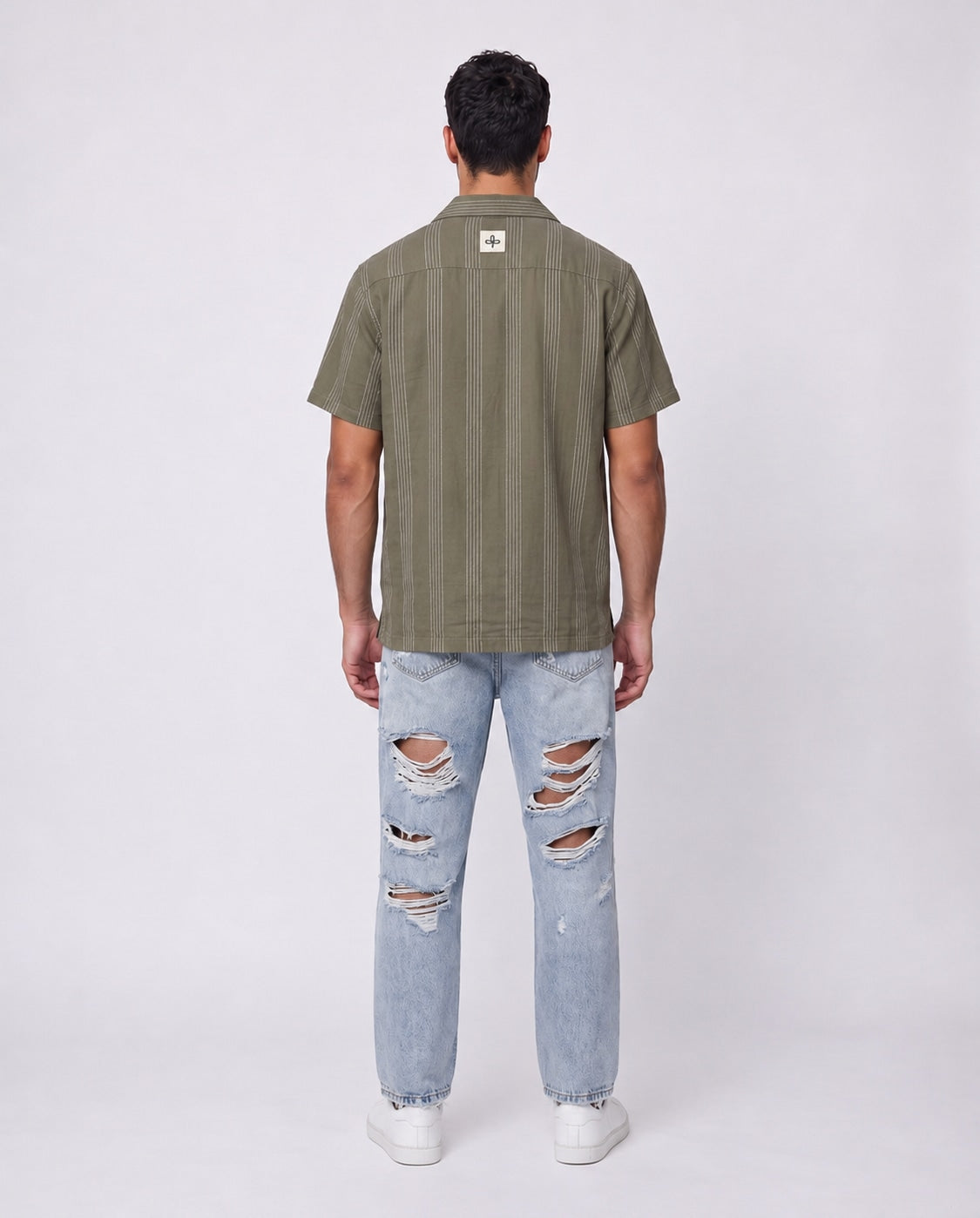 Shirt - Thick stripes Green