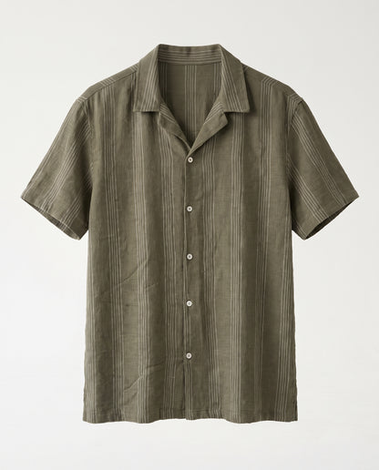 Shirt - Thick stripes Green