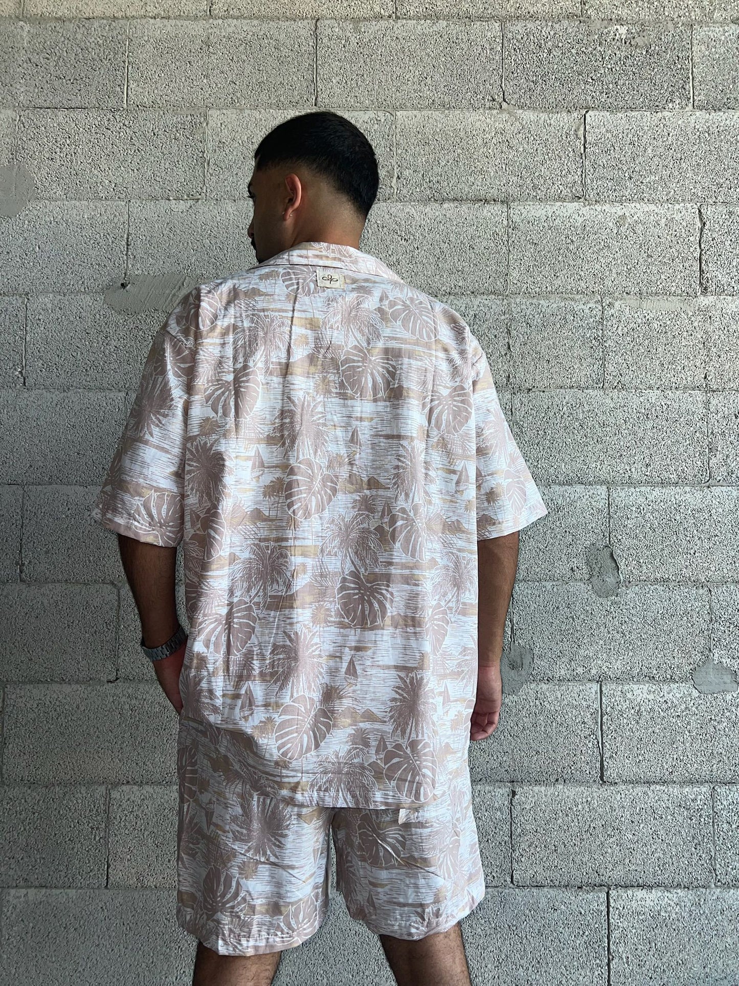 Shirt Hawaii Beige