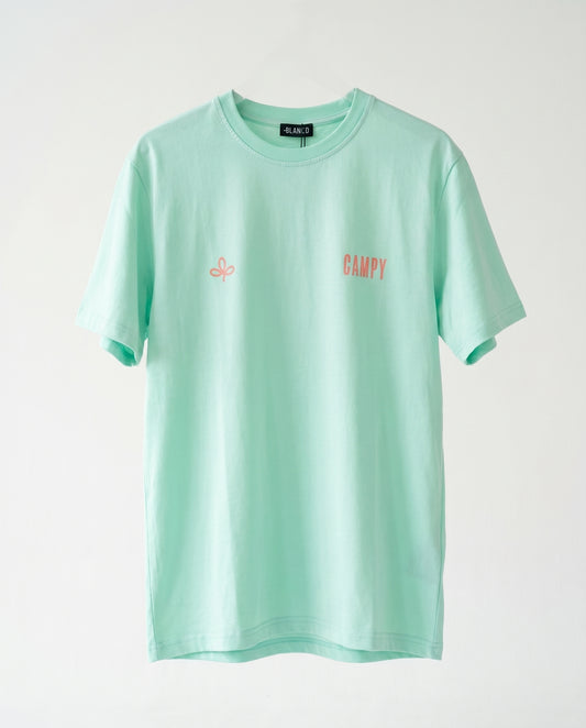 T-shirt-Flower Green