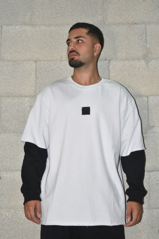 SHIRT CAMPY PATCH B&W