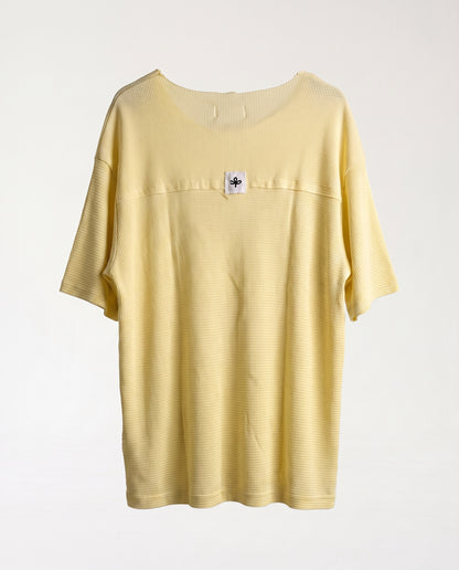 T-shirt Nicole Open Patck Back YELLOW