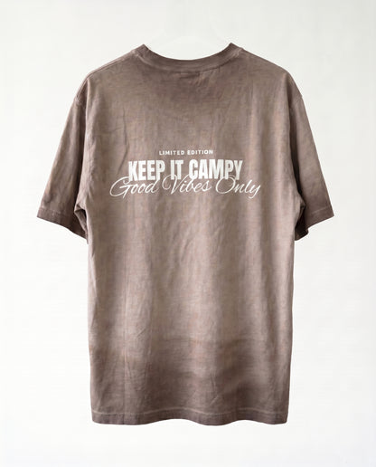 T-shirt- Vibes Brown