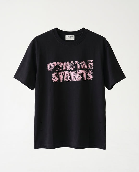 T-shirt- STREETS BLACK