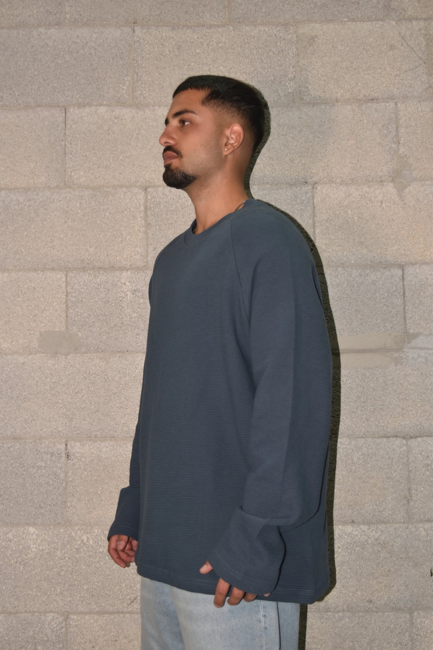 SHIRT WAFFLE OVERSIZED