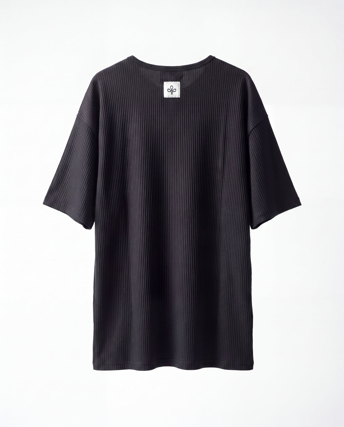 T-shirt- Linen Stripes Black