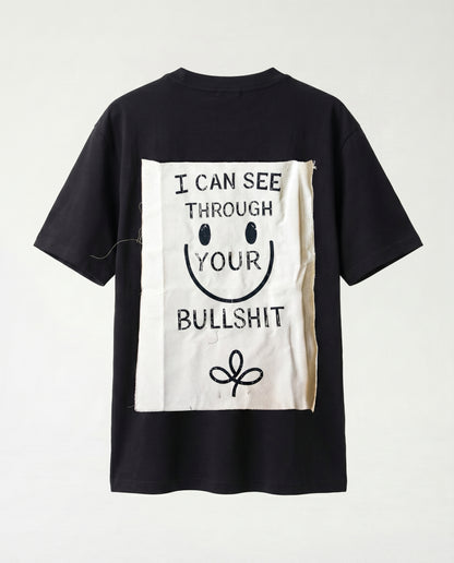 T-shirt BULLSHIT Black