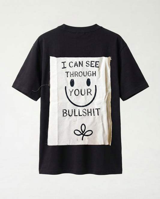 T-shirt BULLSHIT Black