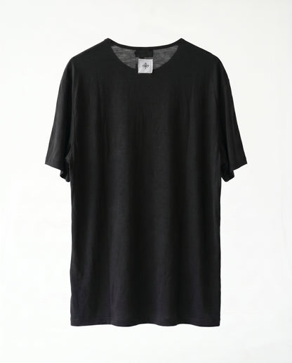 T-shirt - OR Linen Opnk black