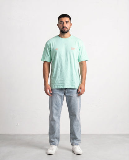 T-shirt-Flower Green