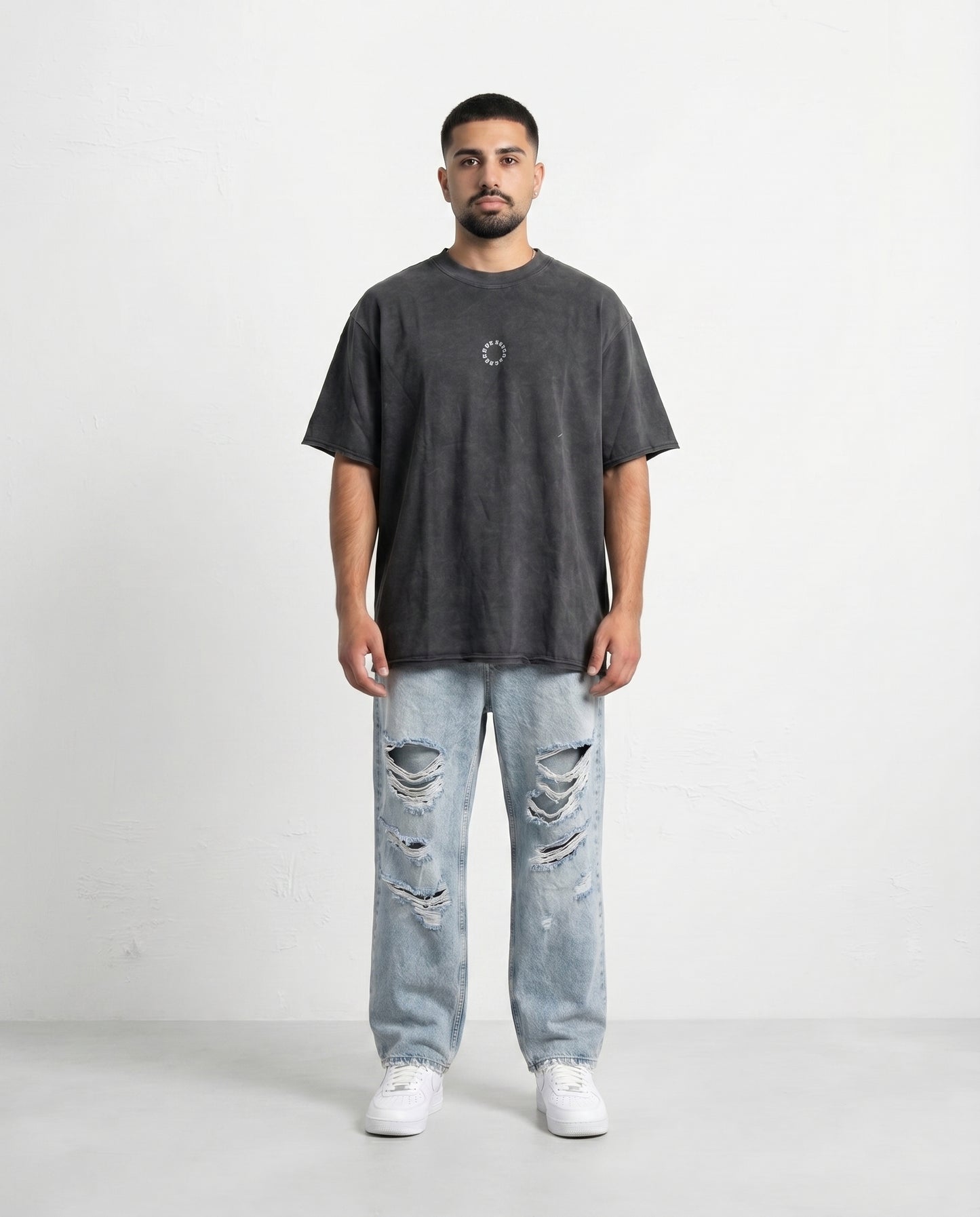 T-shirt GOTTI CIRCLE BLACK