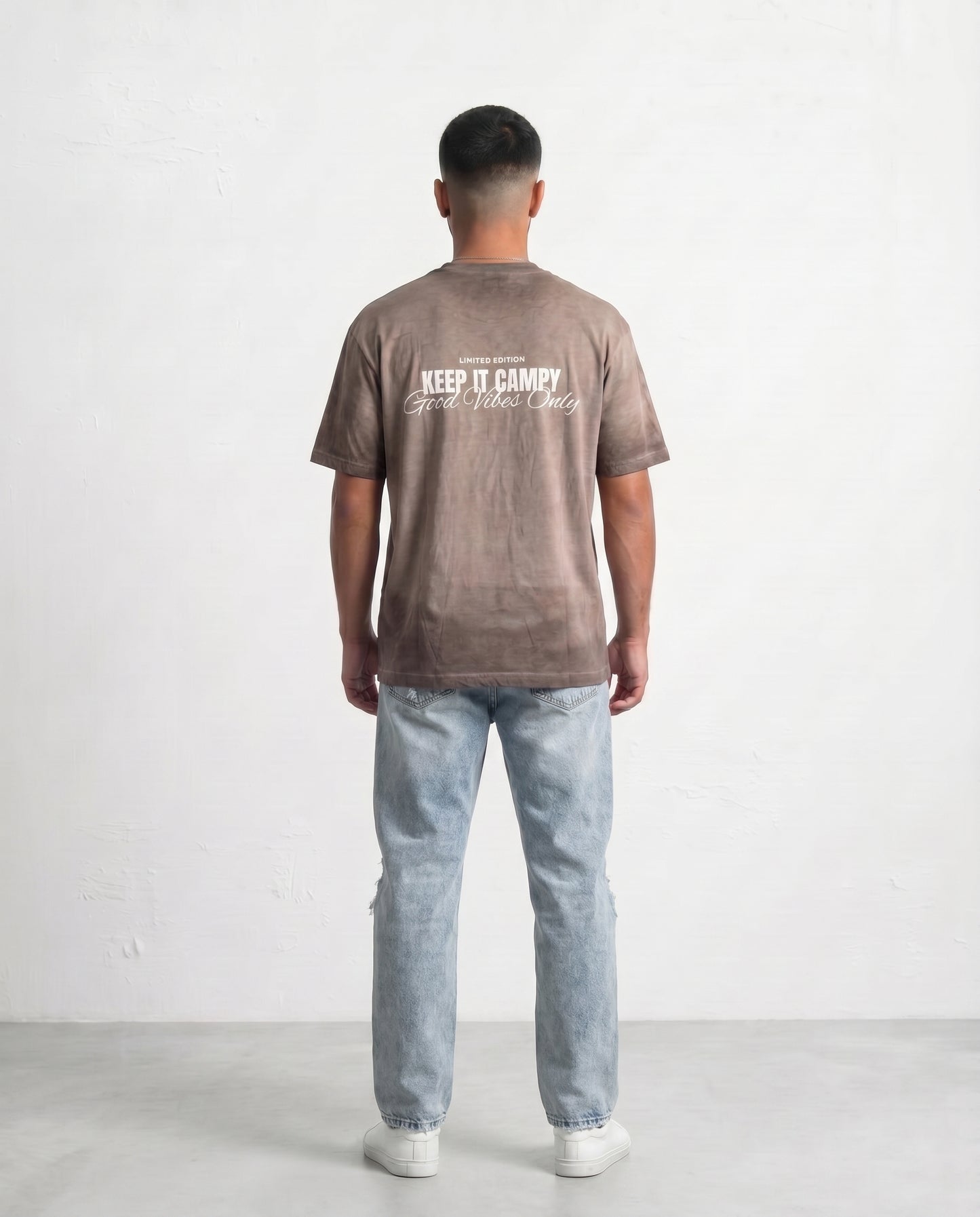 T-shirt- Vibes Brown