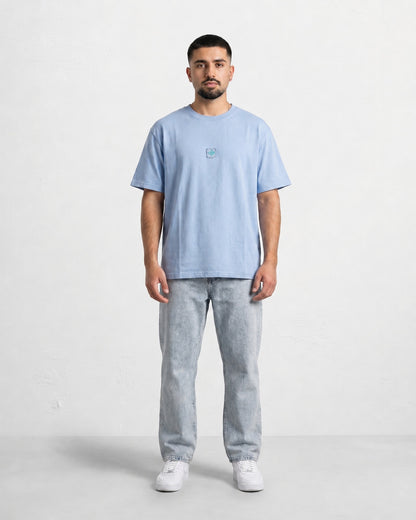 T-shirt - Marble blue