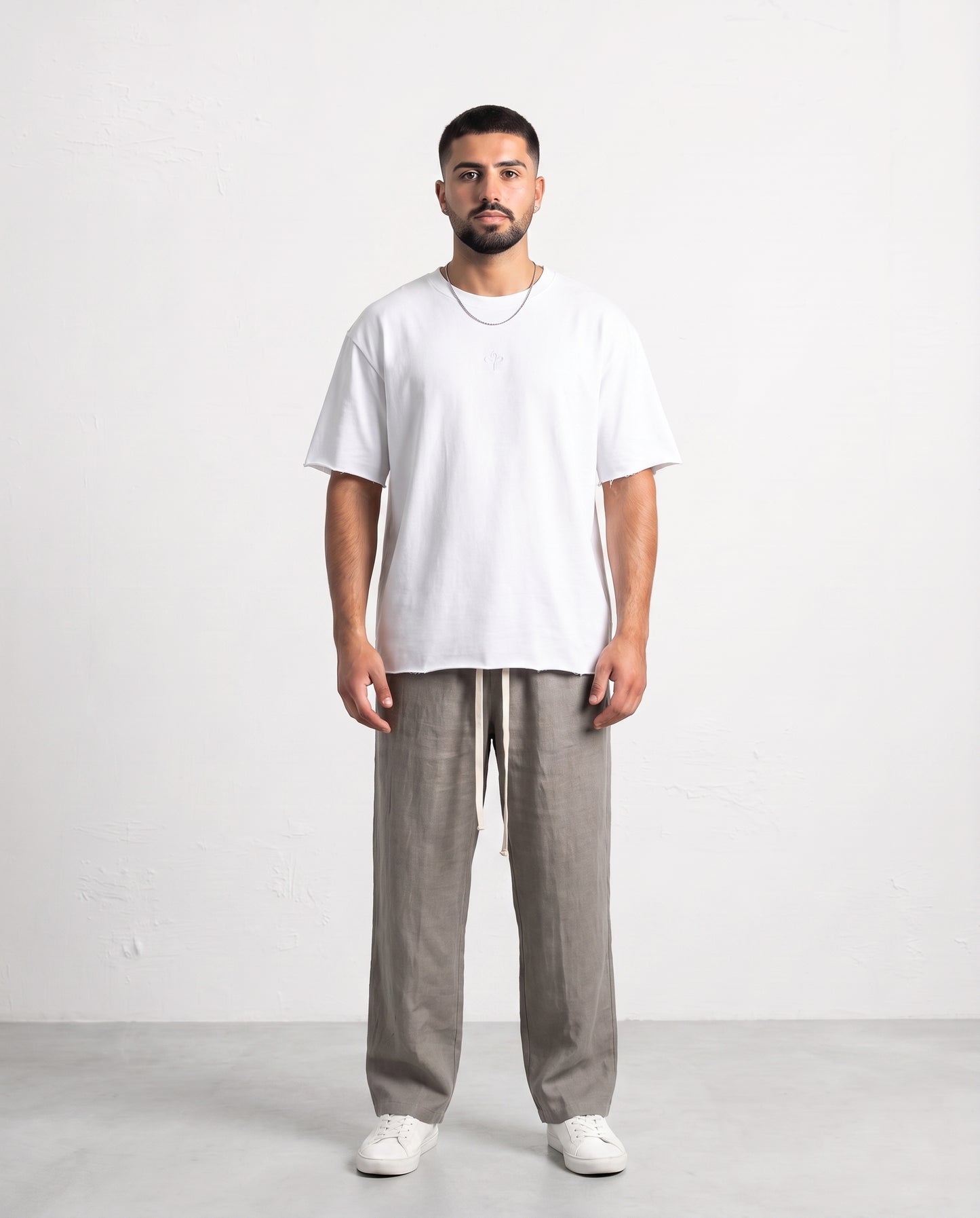 Pants Linen - Eliya Green