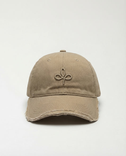 Vintage Cap 26 - mocha LACE