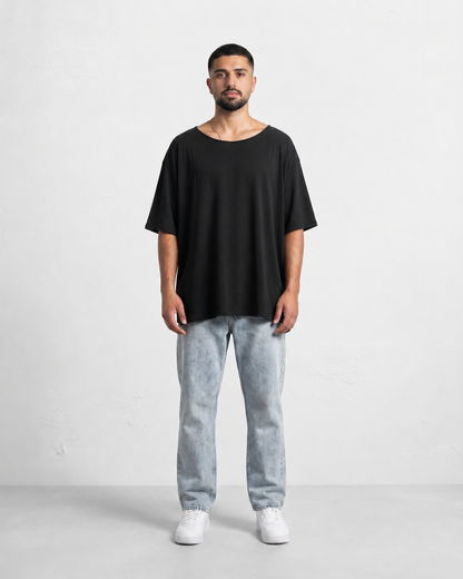 T-shirt - OR Linen Opnk black