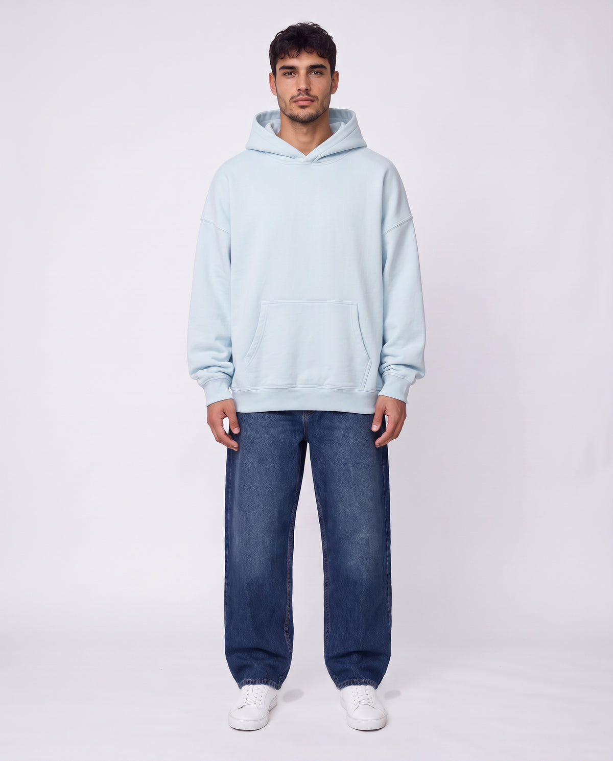 SWEATSHIRT OVERSIZE- LIGHT BLUE