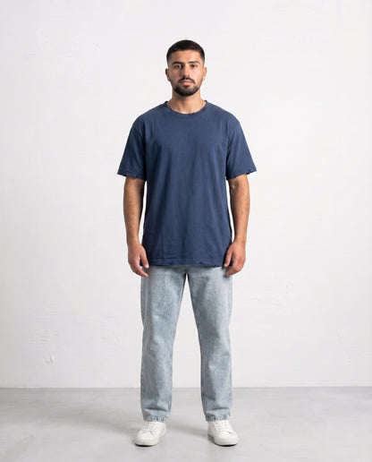 T-shirt Liam's linen rips Blue