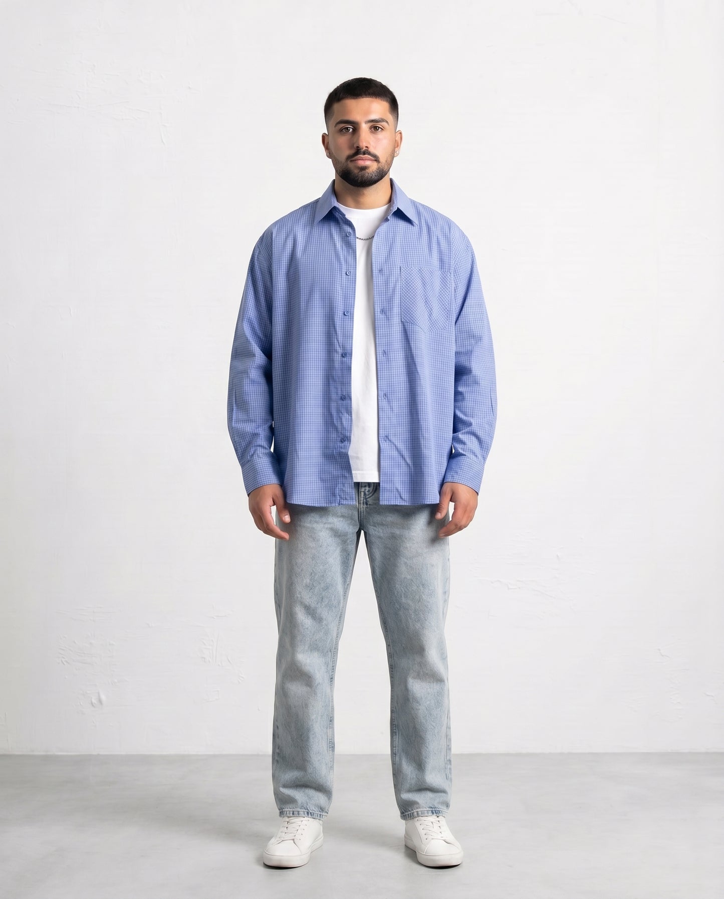 Shirt Checked Blue