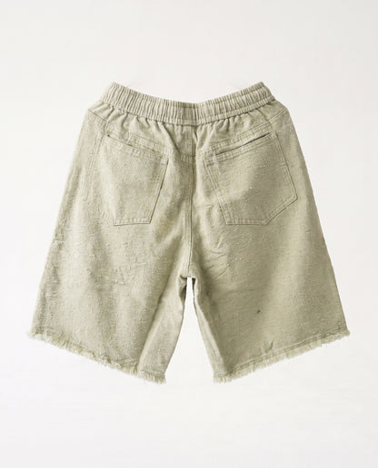 Short - Jeans Fog Green