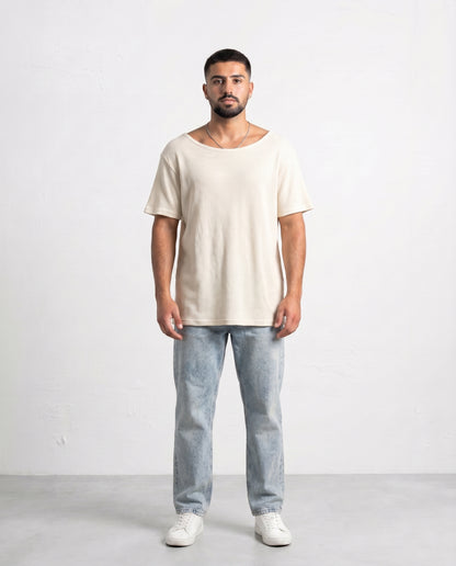 T-shirt MESH RAPHAEL crema