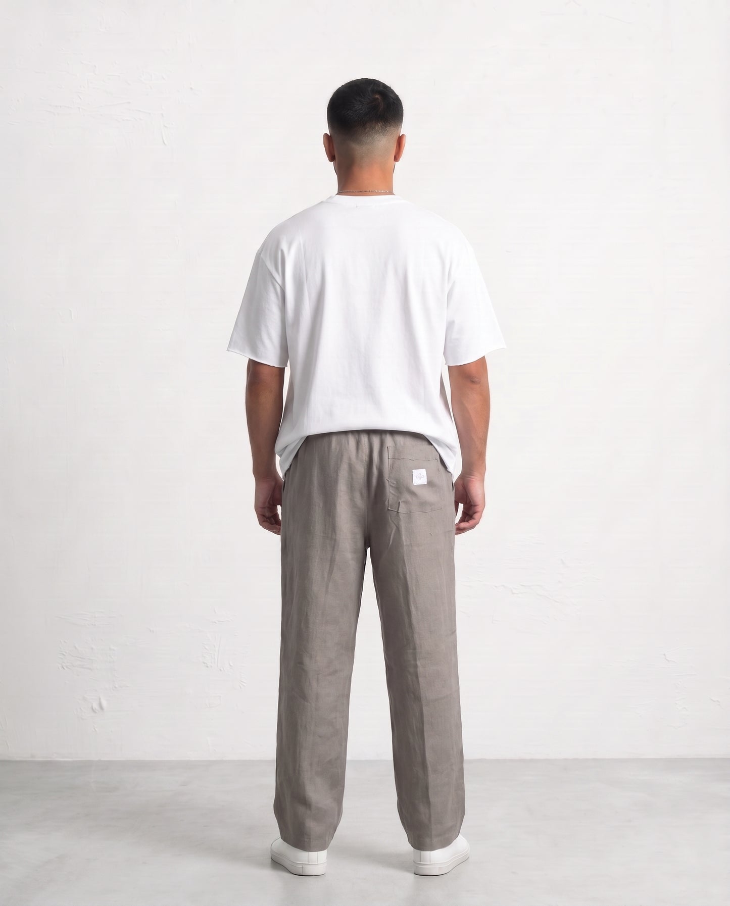 Pants Linen - Eliya Green