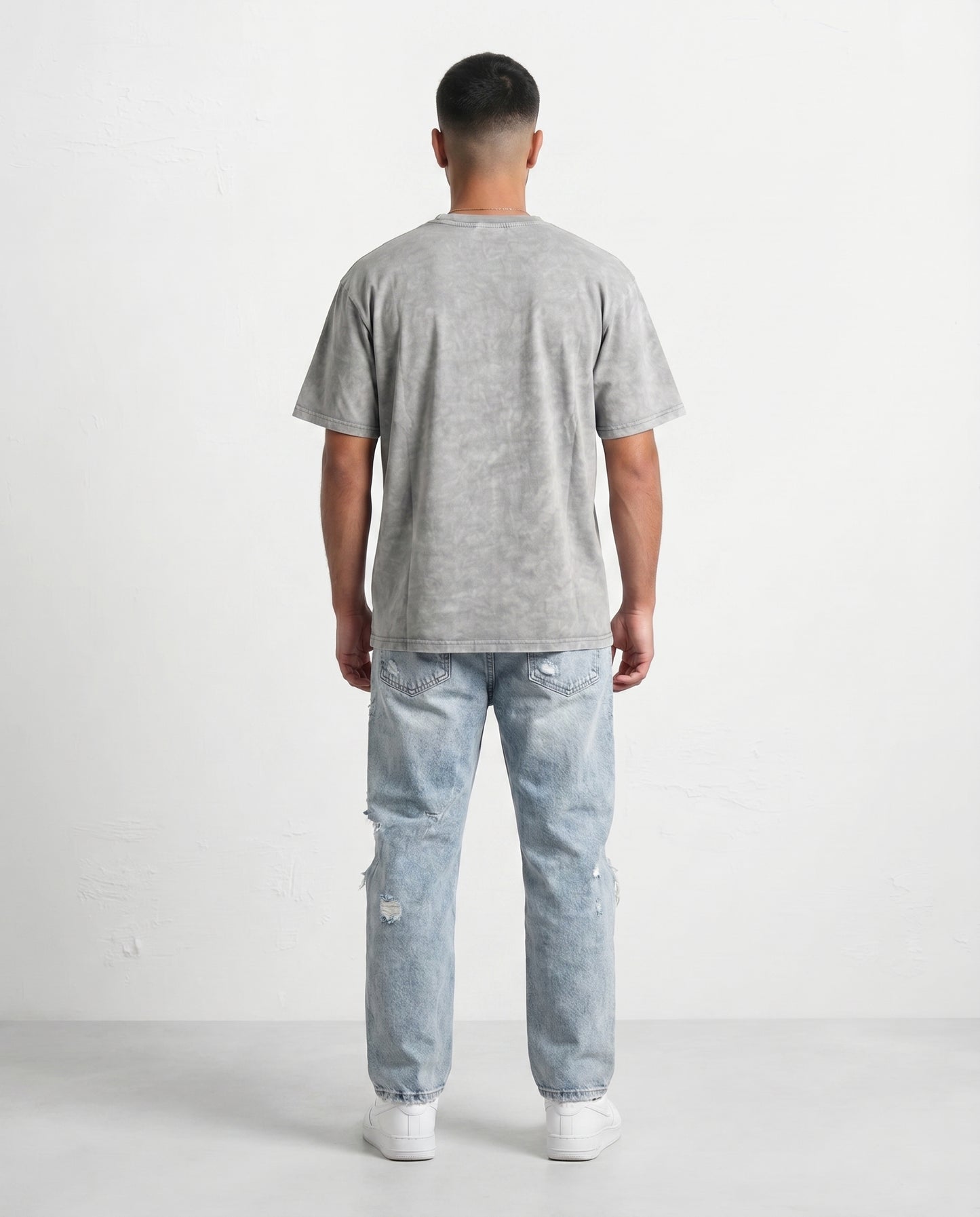 T-shirt - Marble gray