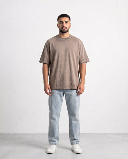 T-shirt- Vibes Brown