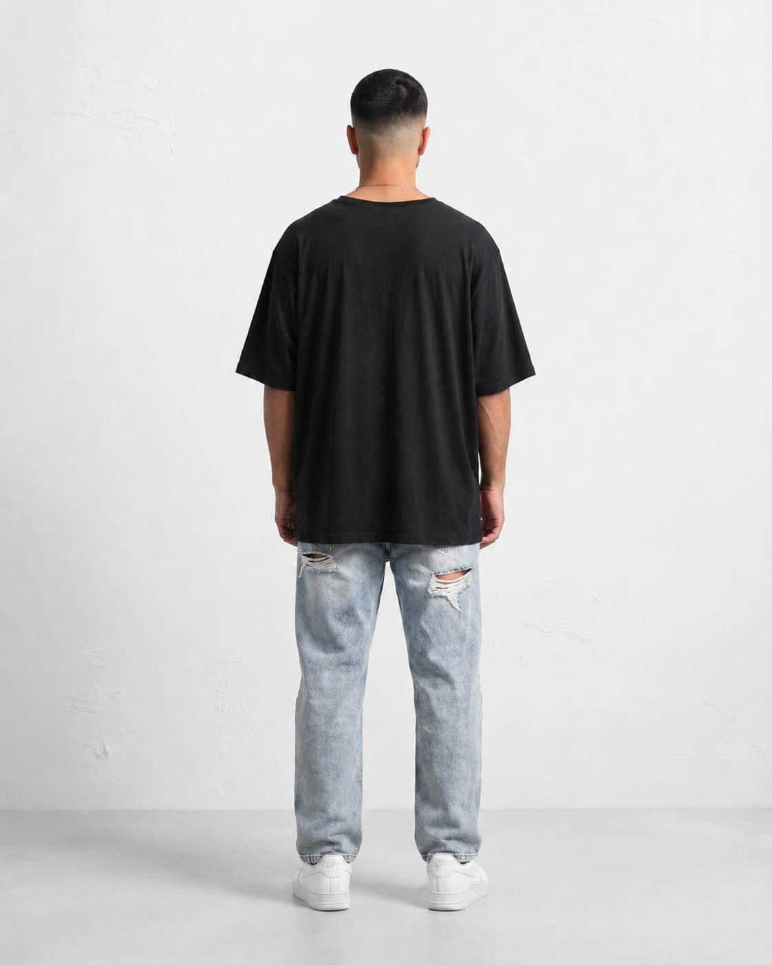 T-shirt - OR Linen Opnk black