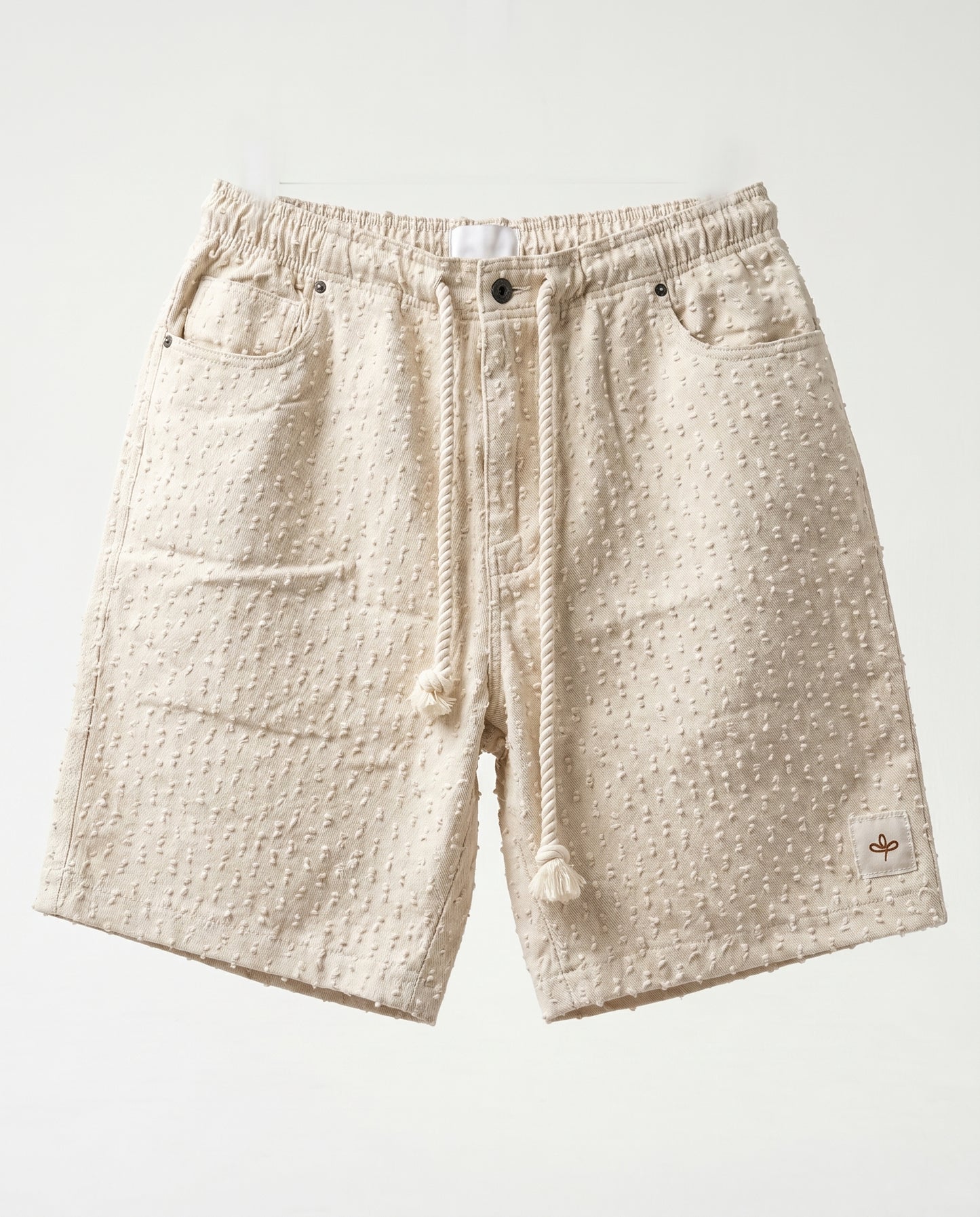 Short - Jeans Plusim Beige points