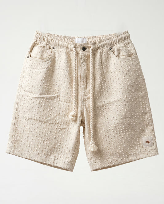 Short - Jeans Plusim Beige points