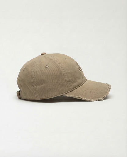 Vintage Cap 26 - mocha LACE