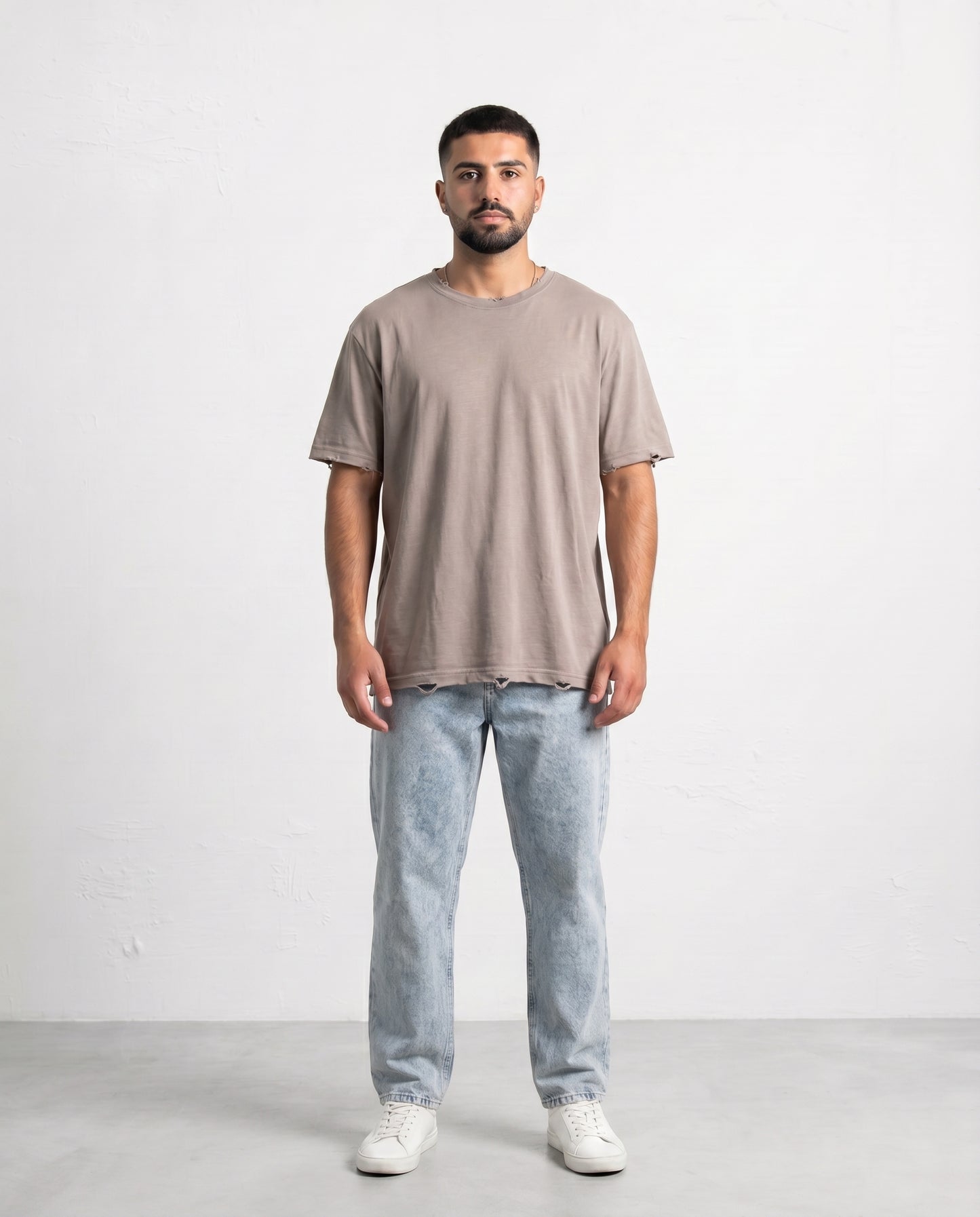 T-shirt Liam's linen rips Mocha