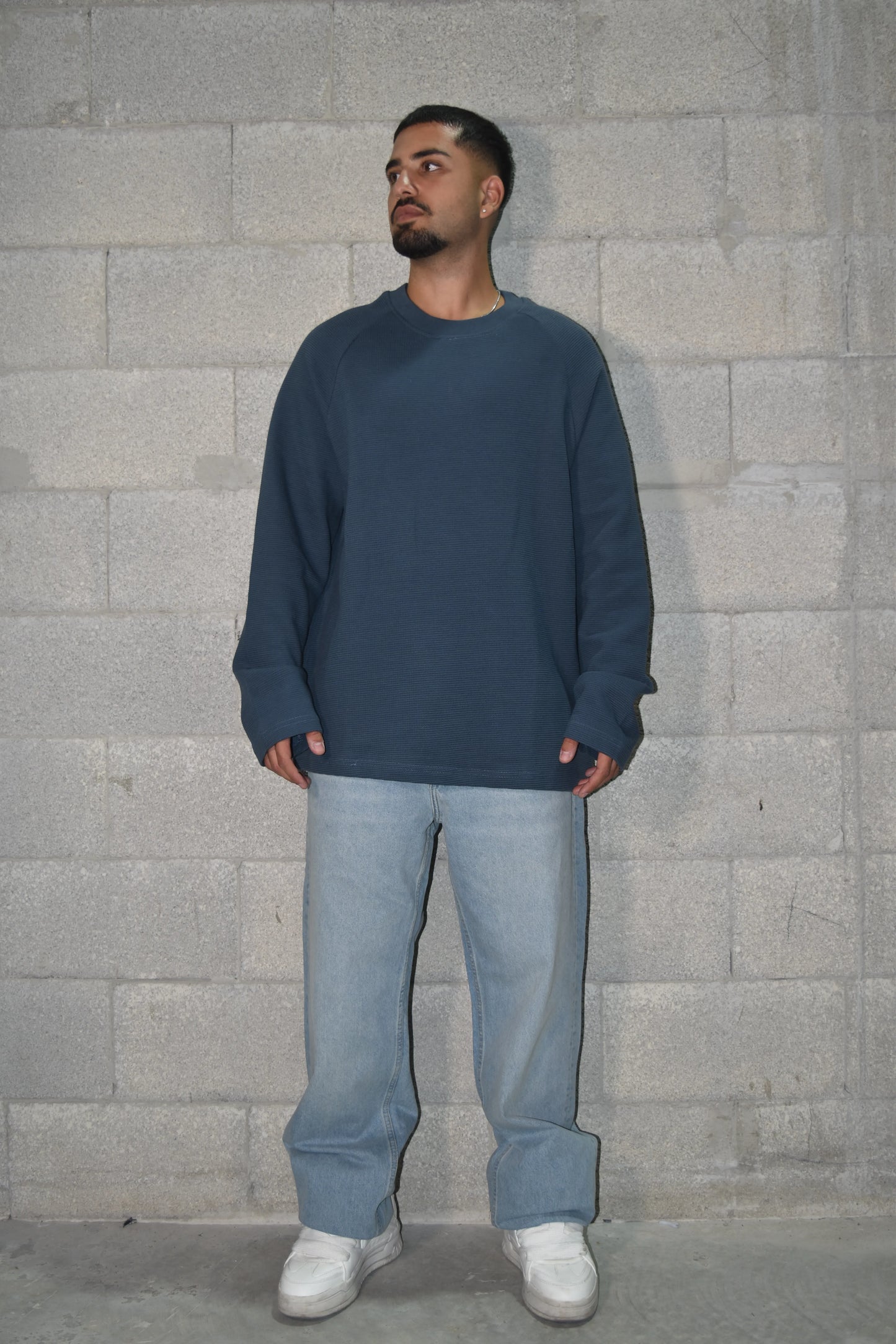 SHIRT WAFFLE OVERSIZED