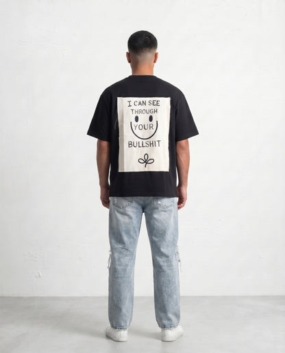 T-shirt BULLSHIT Black
