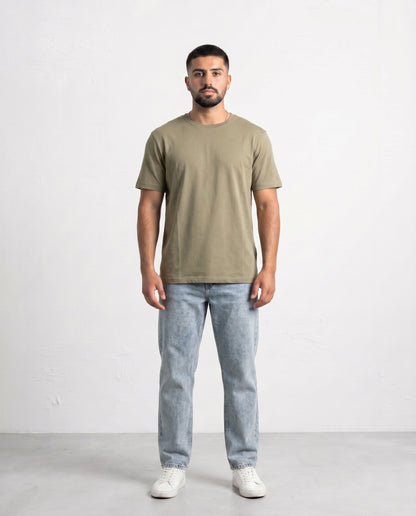 T-shirt Thin collar Green