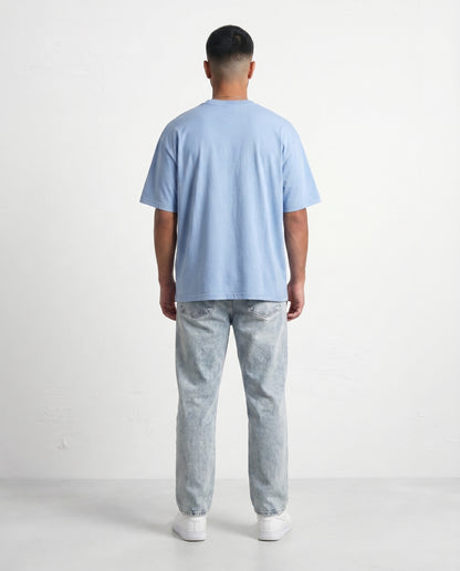 T-shirt - Marble blue