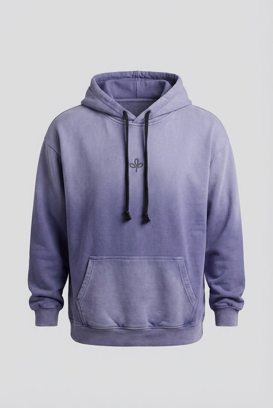 Sweatshirt OVERSIZE CAMPY logo front purple